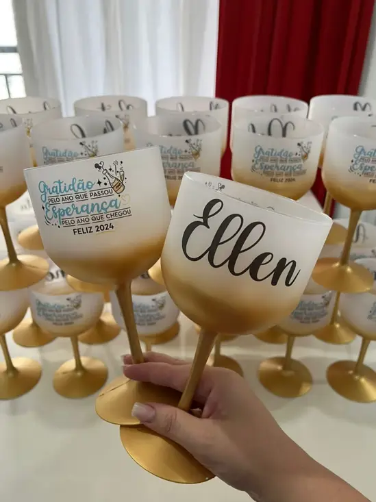 Taça de Gin Jateada
